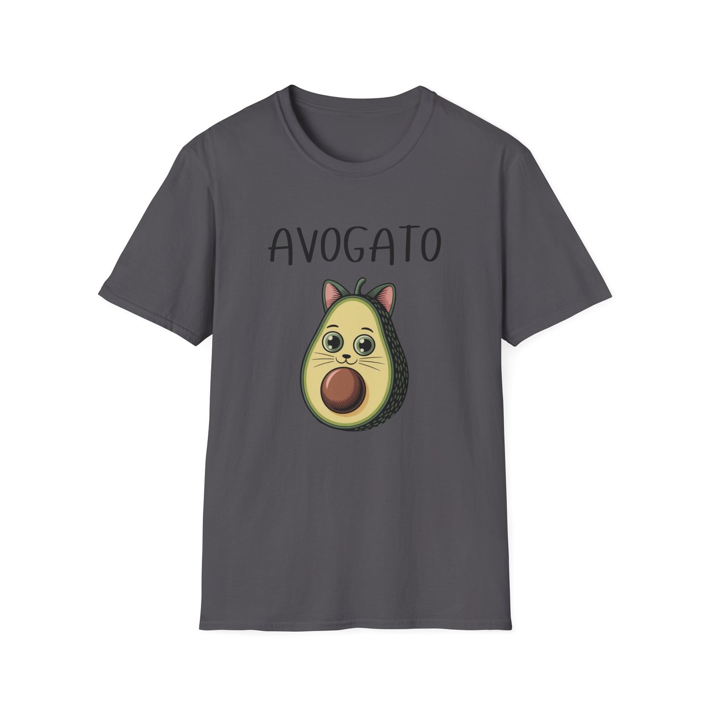 Avogato Funny Cat & Avocado T-Shirt – Cute Pun Graphic Tee