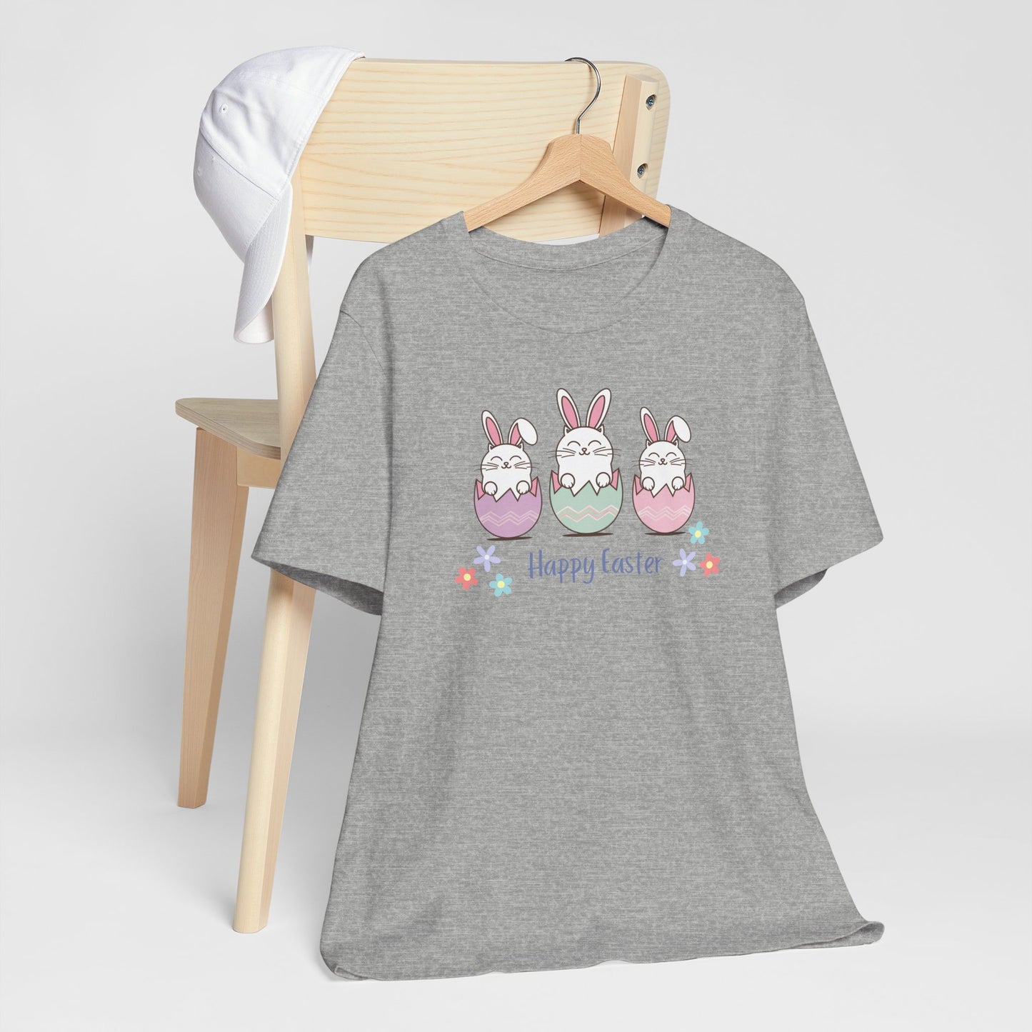 Happy Easter Cat Egg Tee