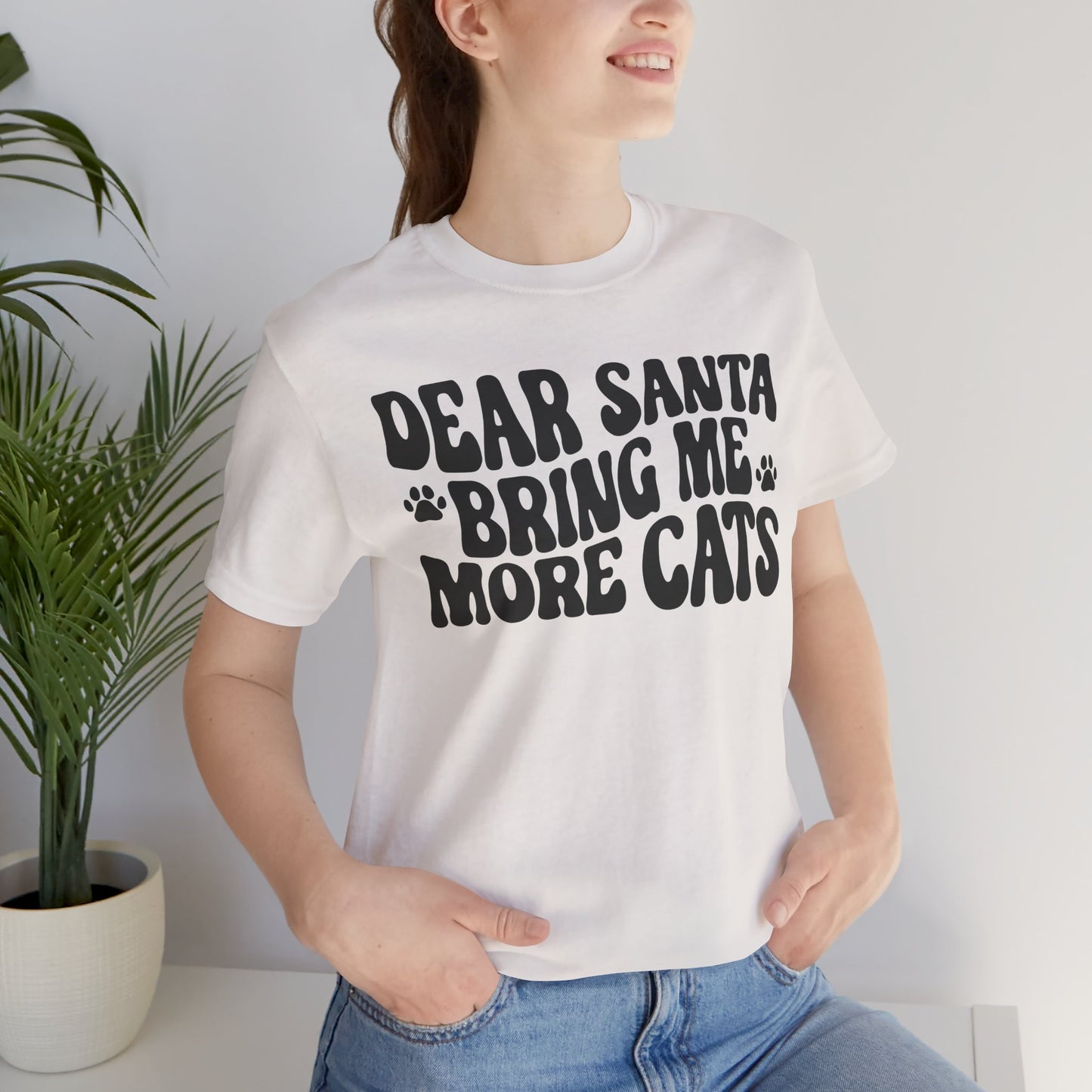 Dear Santa Bring Me More Cats Tee