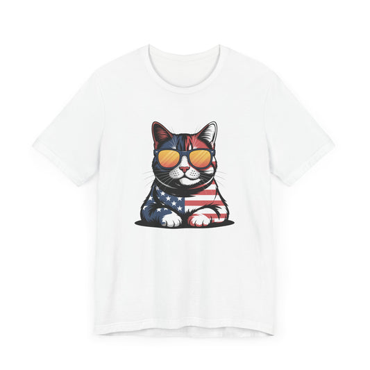 Patriotic Cool Cat T-Shirt