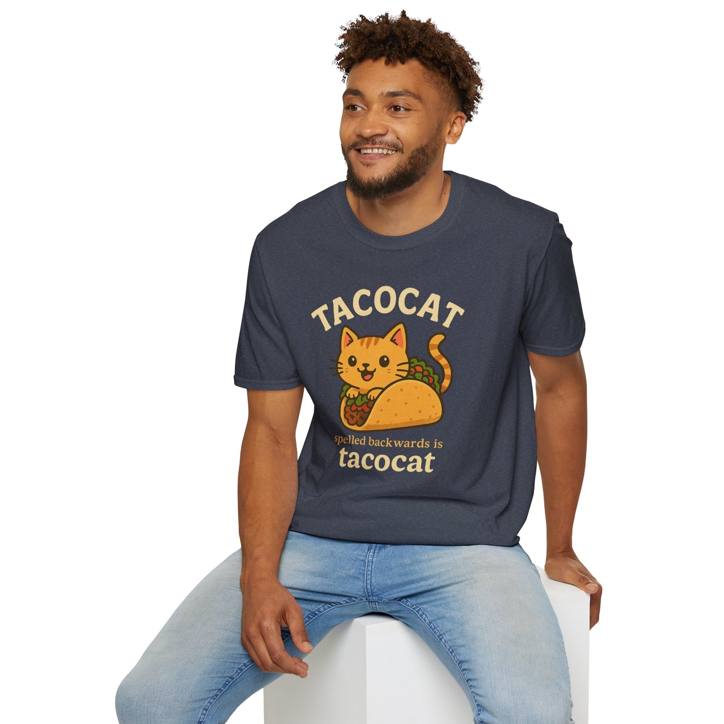 Taco Cat T-Shirt, Funny Cat Tee, Unisex Gift, Animal Lover Apparel, Taco Lover Shirt,