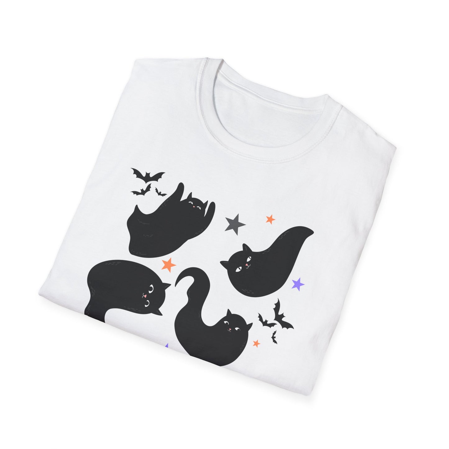 Halloween Black Cat T-Shirt – Cute Spooky Season Graphic Tee