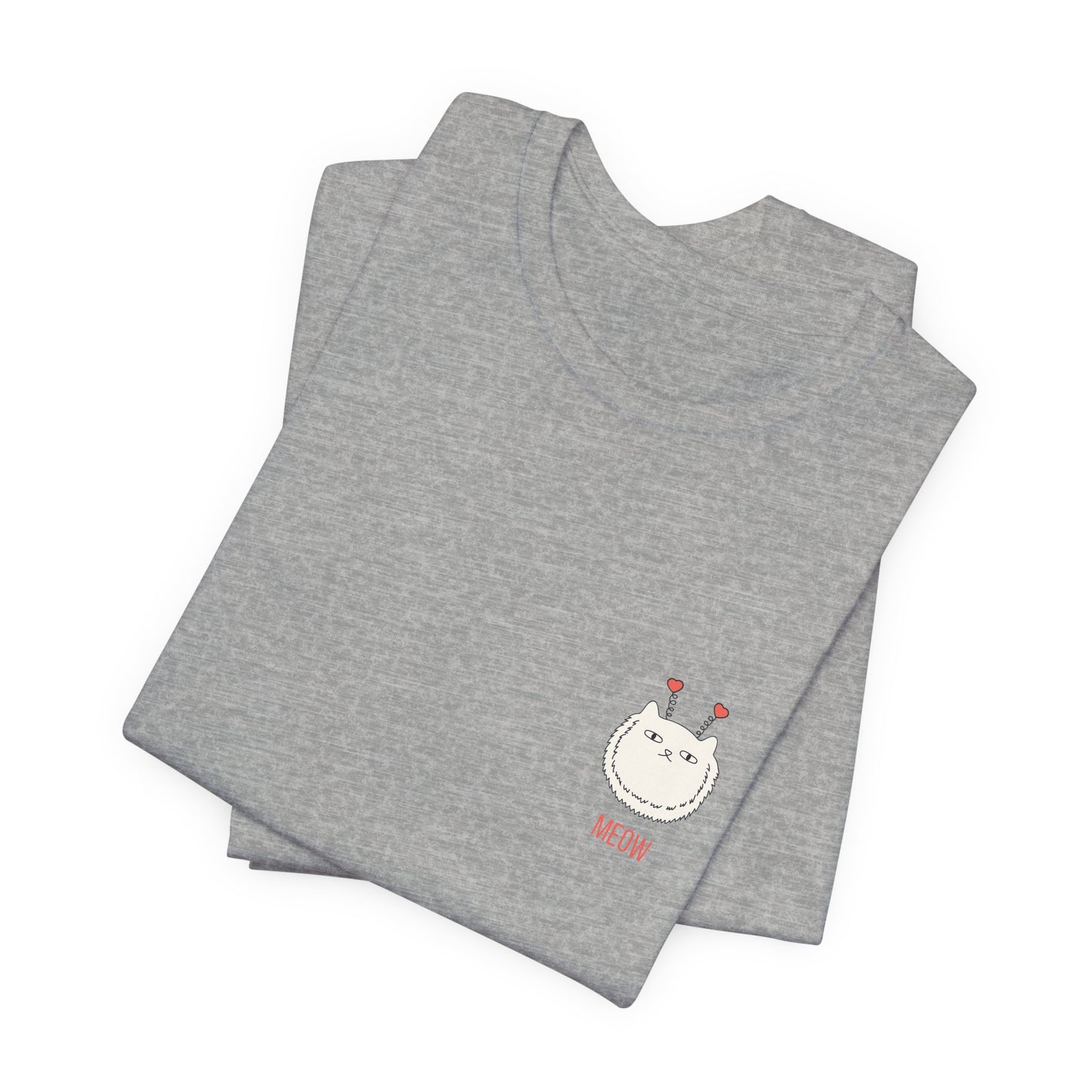 Cat Furball Valentine's Day Tee