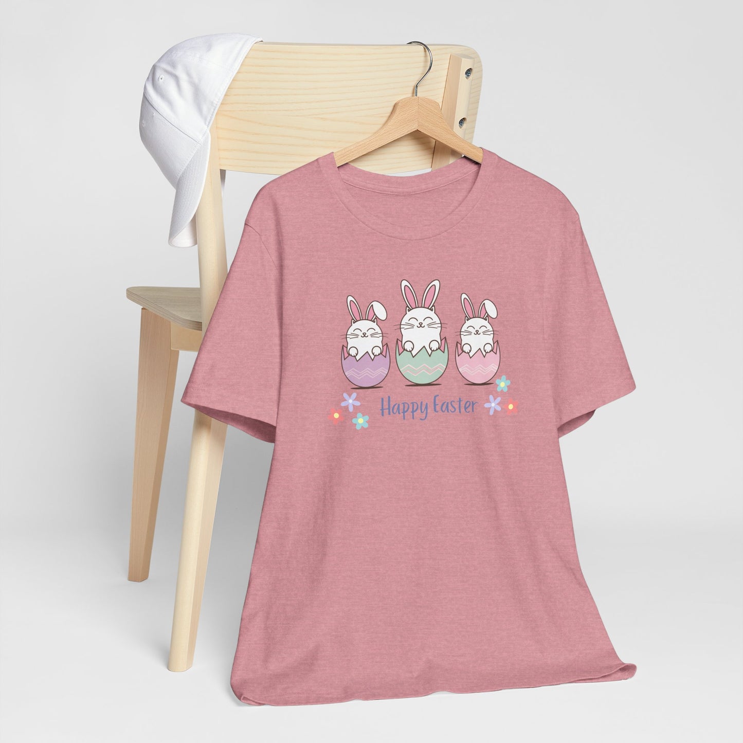 Happy Easter Cat Egg Tee