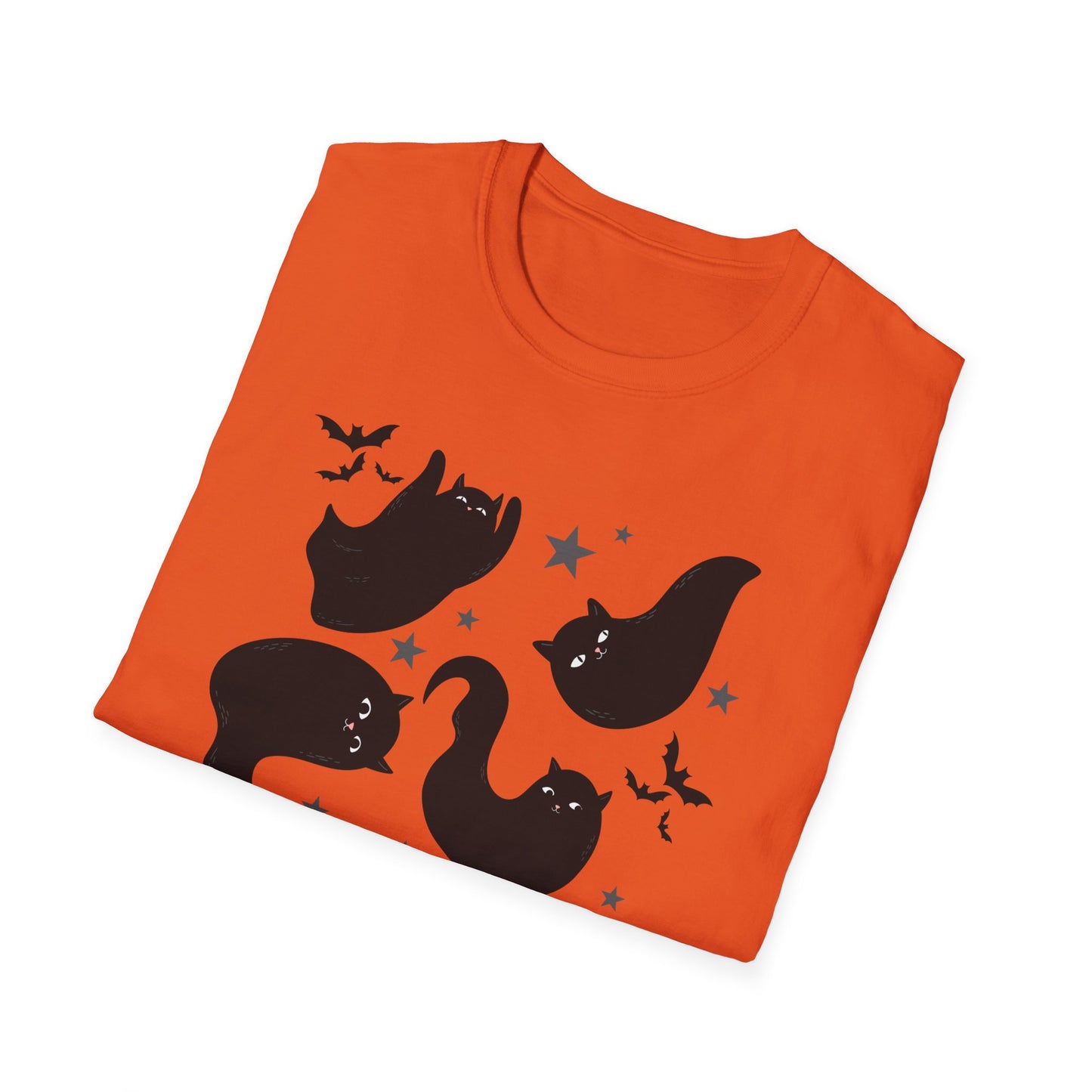 Halloween Black Cat T-Shirt – Cute Spooky Season Graphic Tee