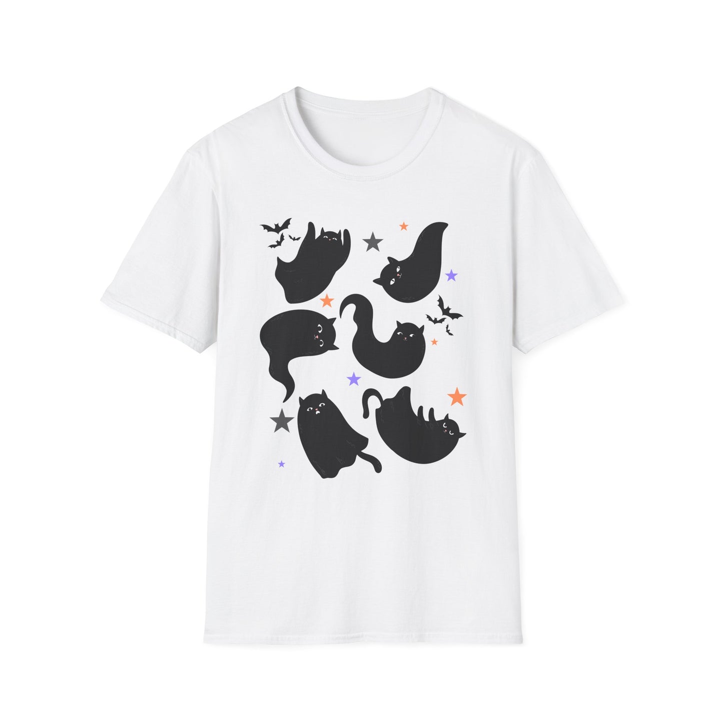 Halloween Black Cat T-Shirt – Cute Spooky Season Graphic Tee