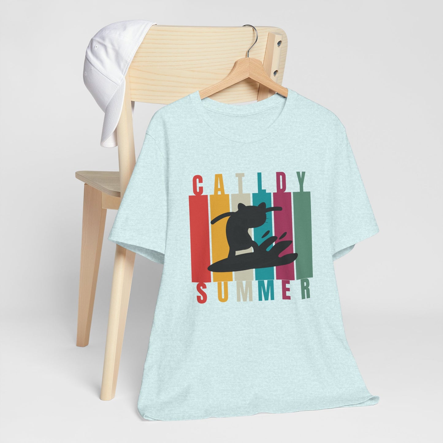 Cat Lady Summer T-Shirt – Surf Into Feline Fun