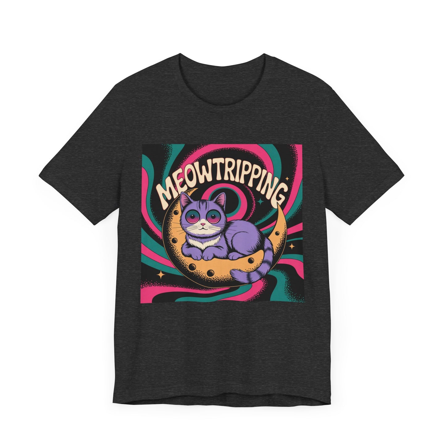 Meowtripping Psychedelic Cat T-Shirt