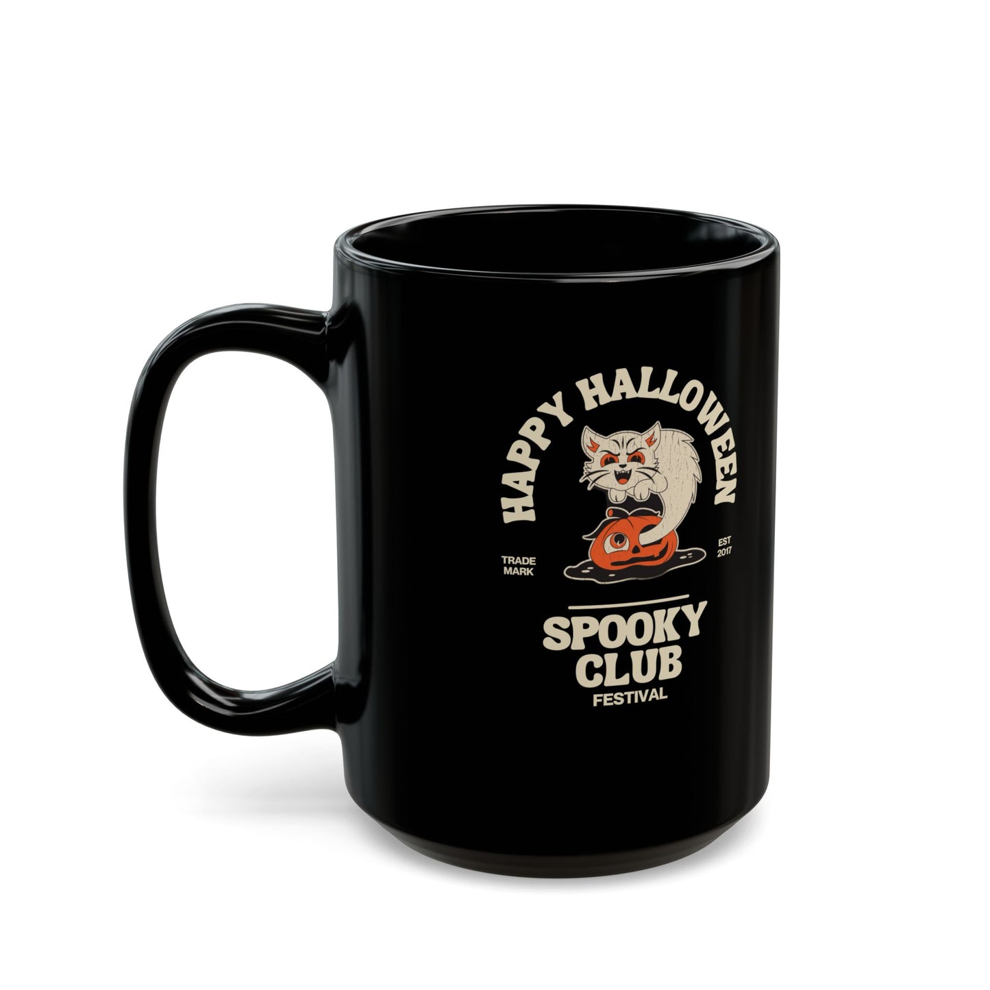 Spooky Season Halloween Cat Mug