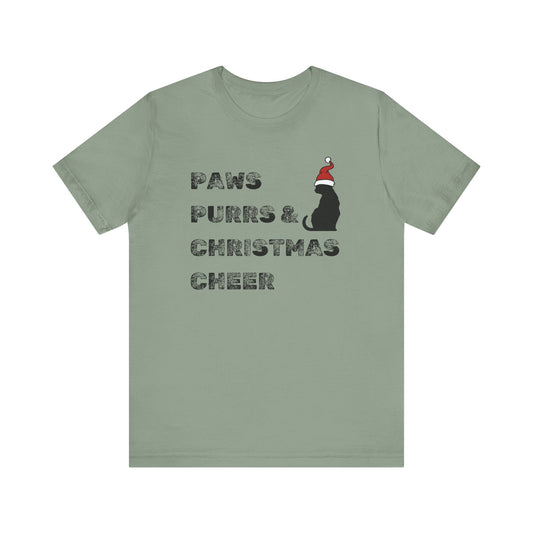 Paws Purrs and Christmas Cheer Holiday Tee