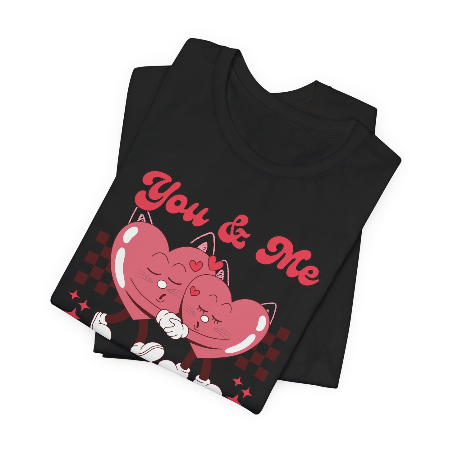 You & Me Heart Cat Tee