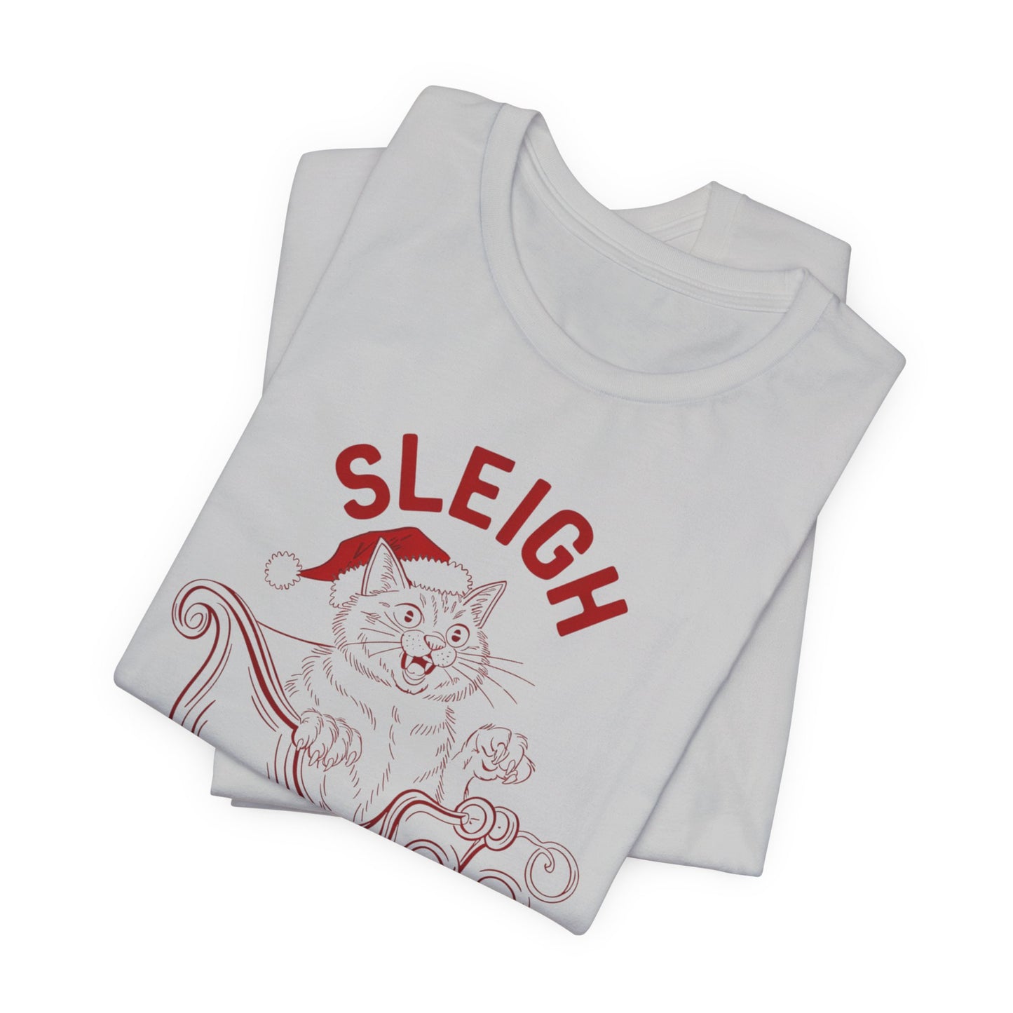 Sleigh All Day Feral Cat Tee