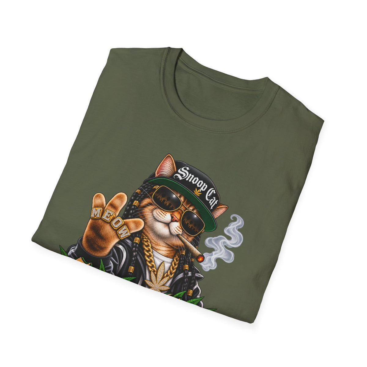 Snoop Cat – Funny Cat Music T-Shirt