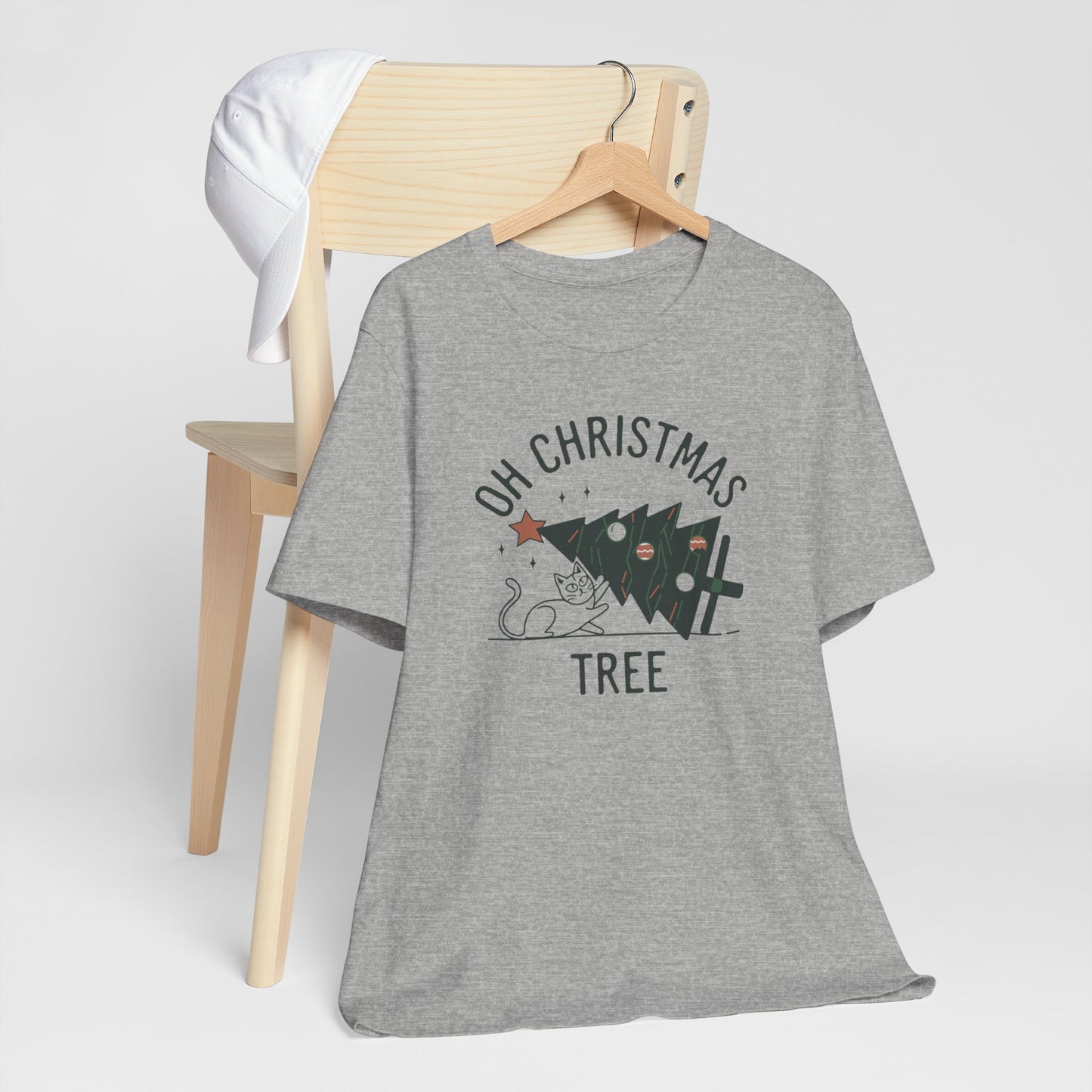 Oh Christmas Tree Cat Humor Tee