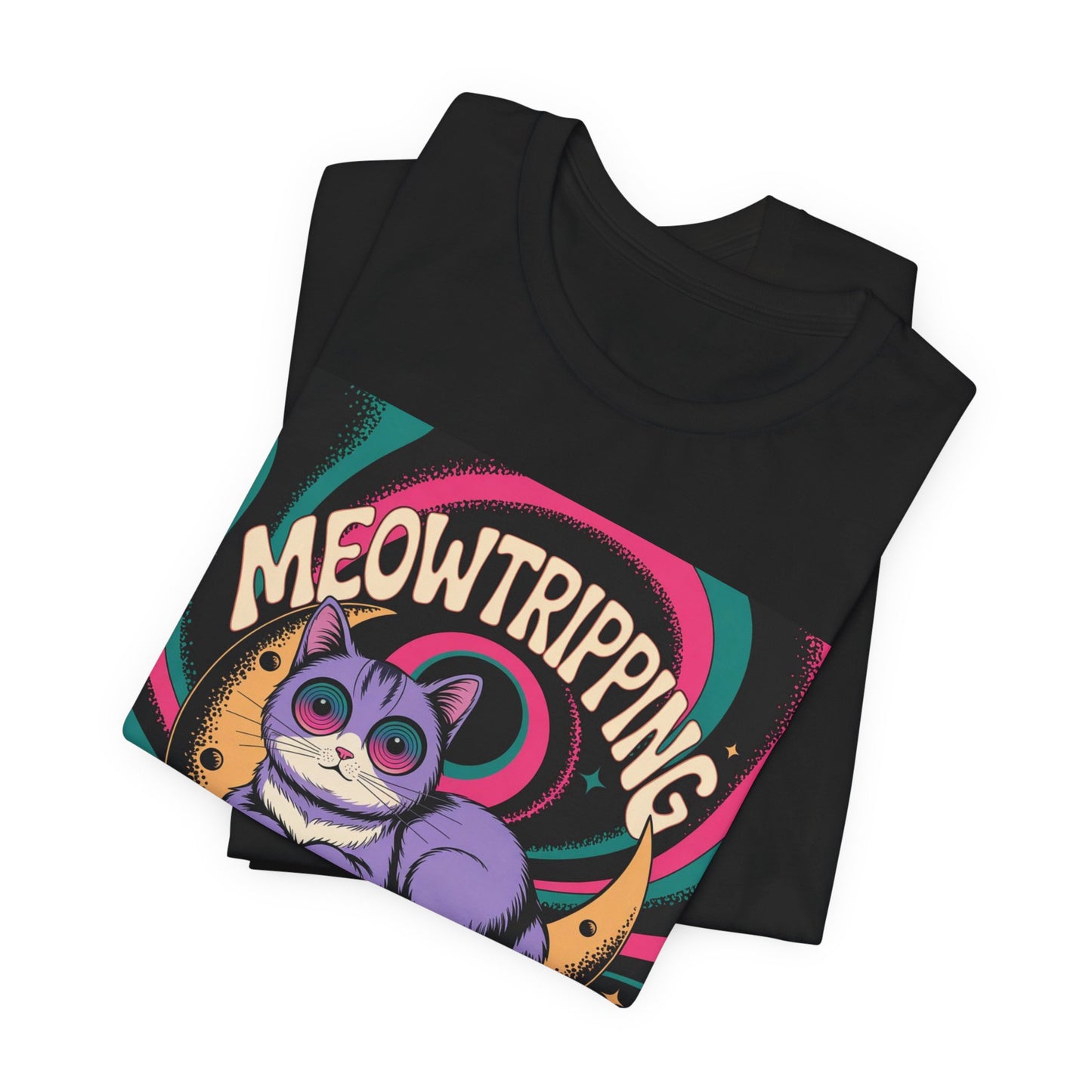 Meowtripping Psychedelic Cat T-Shirt