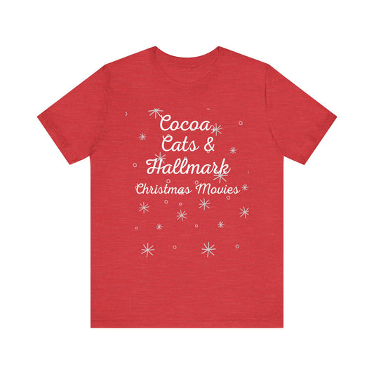 Cocoa, Cats, and Hallmark Christmas Tee