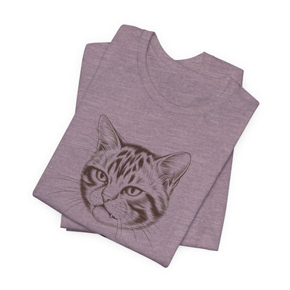 Feral AF Cat T-Shirt – Funny Graphic Tee for Cat Lovers