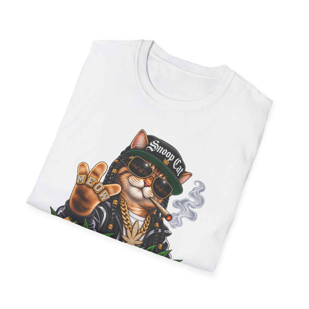 Snoop Cat – Funny Cat Music T-Shirt