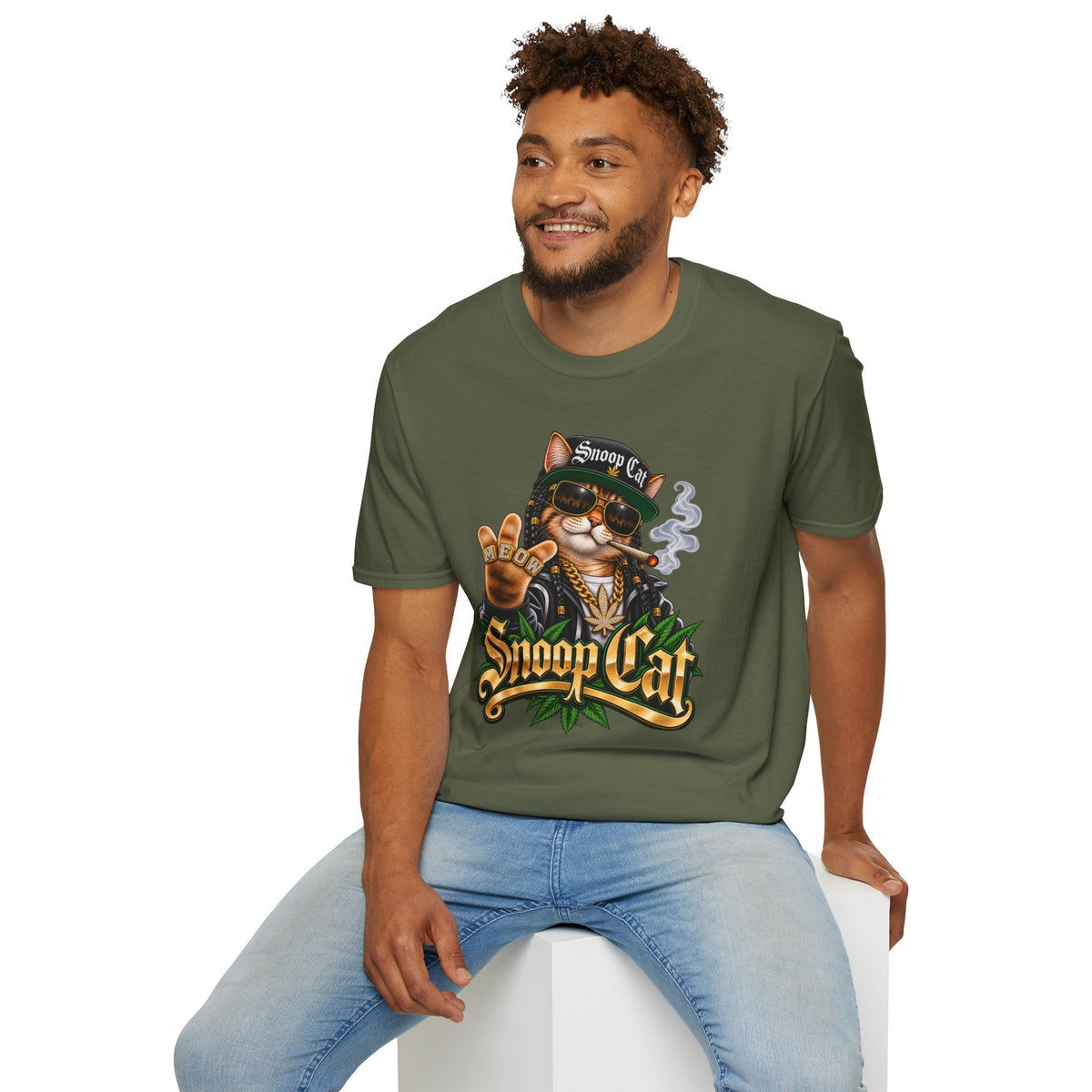 Snoop Cat – Funny Cat Music T-Shirt
