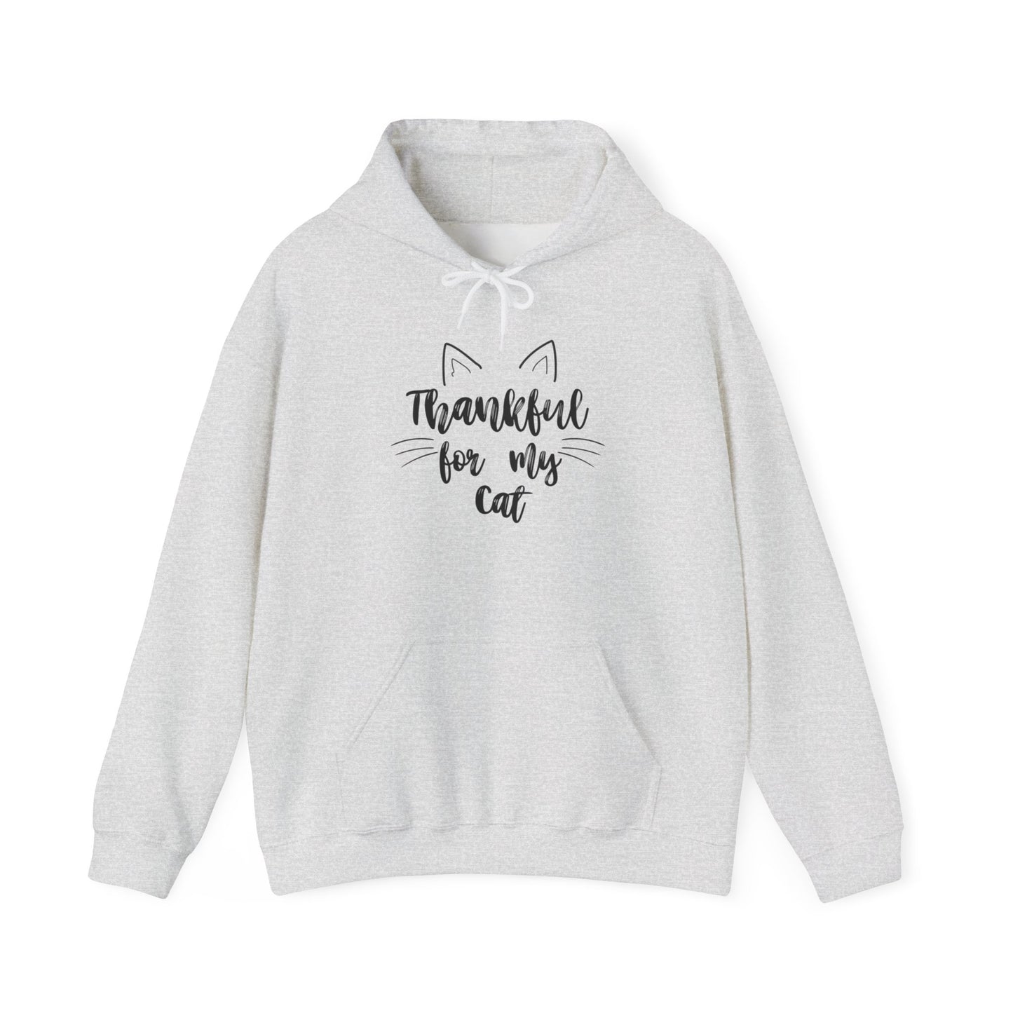 Thankful For My Cat Unisex Heavy Blend™ Hooded Sweatshirt