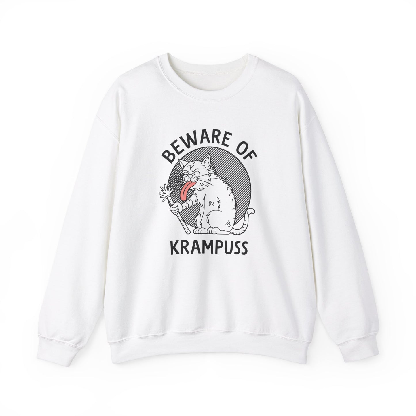 Beware of Krampuss Cat Crewneck Sweatshirt