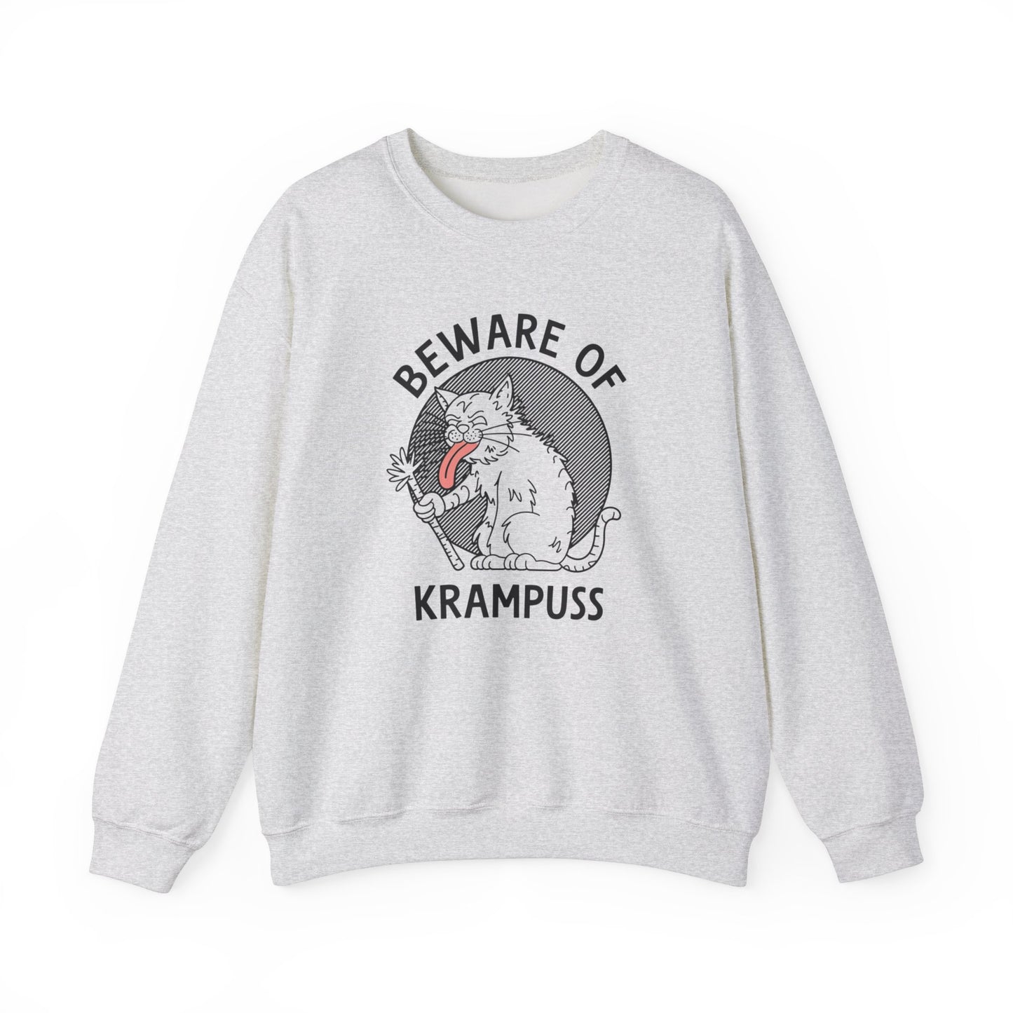 Beware of Krampuss Cat Crewneck Sweatshirt