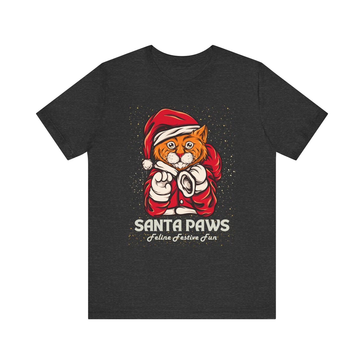 Santa Paws Festive Cat Tee