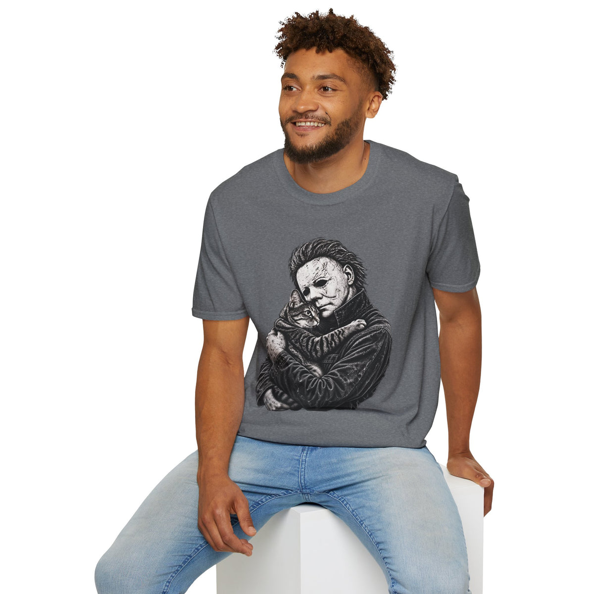 Michael Myers – Funny Cat T-Shirt