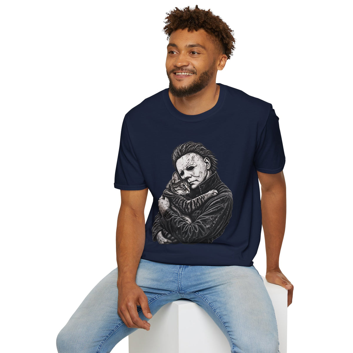 Michael Myers – Funny Cat T-Shirt