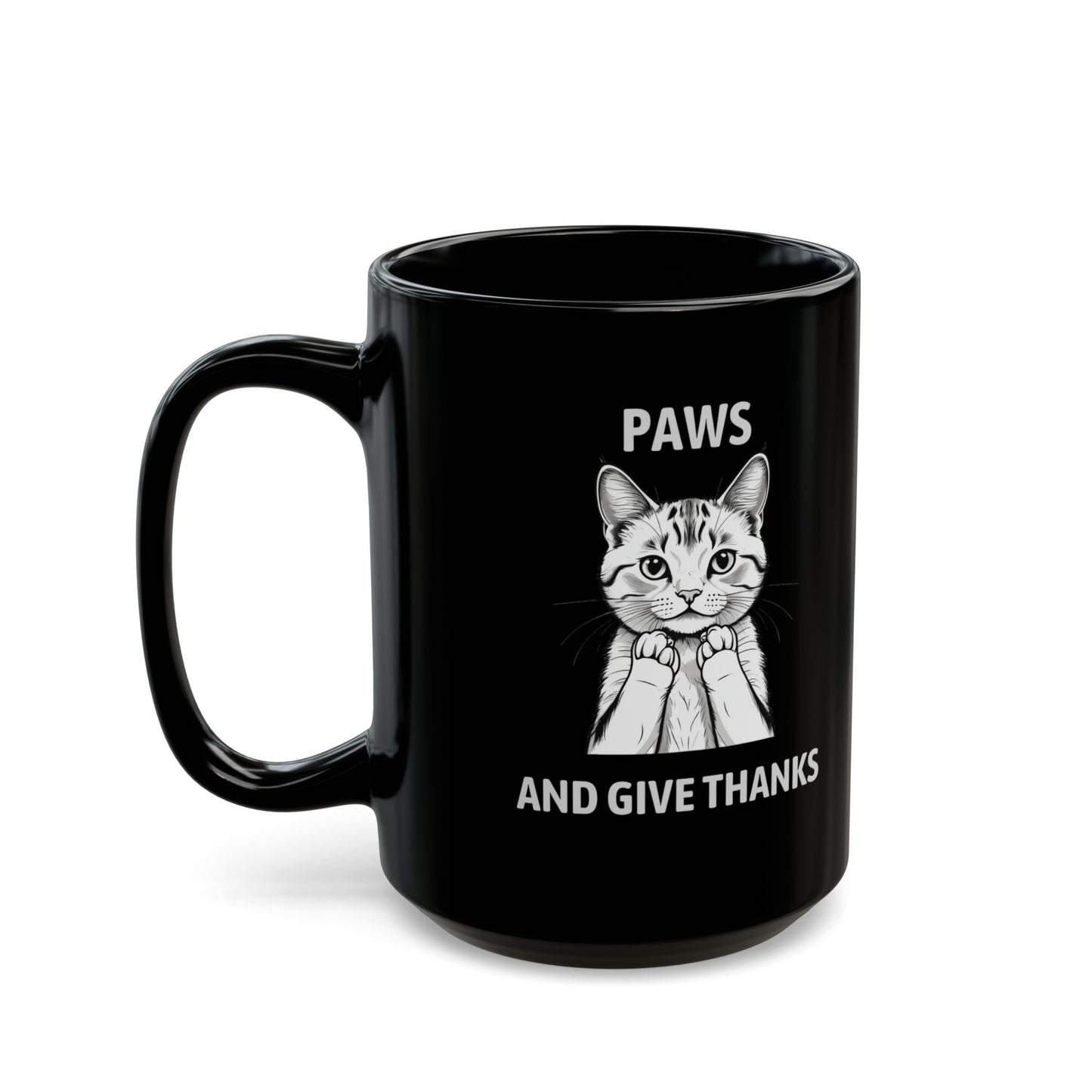 "Paws and Give Thanks" Thanksgiving Mug