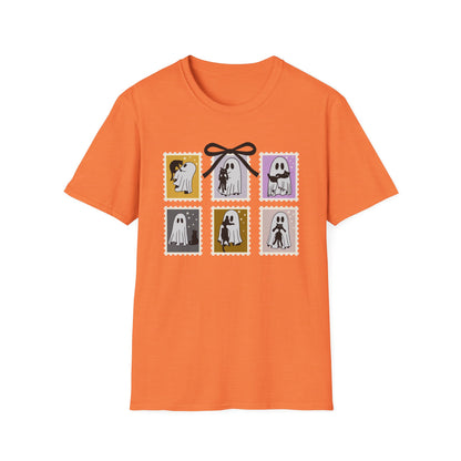 Ghost Cat Halloween T-Shirt – Cute Spooky Season Graphic Tee