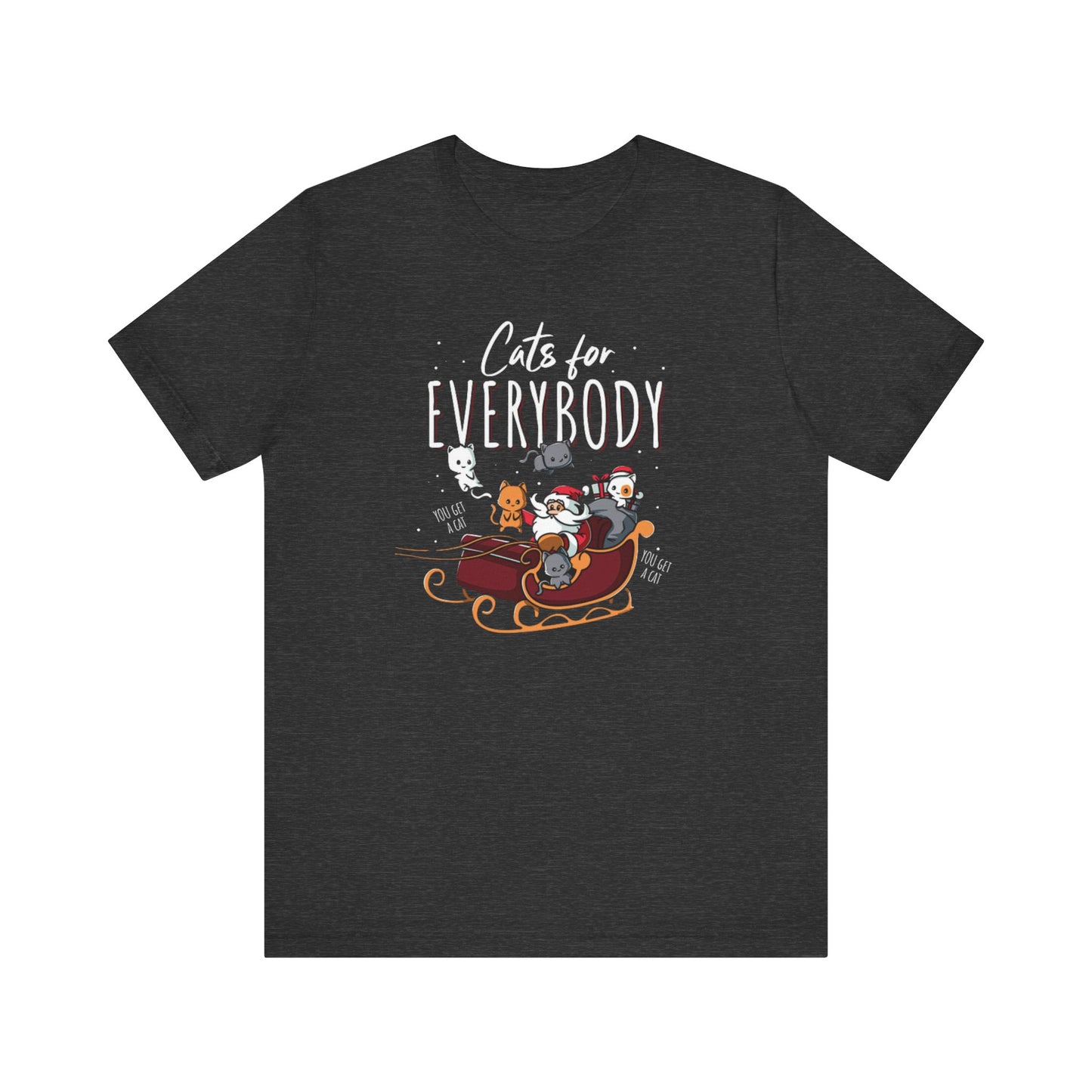 Cats For Everybody Santa Tee