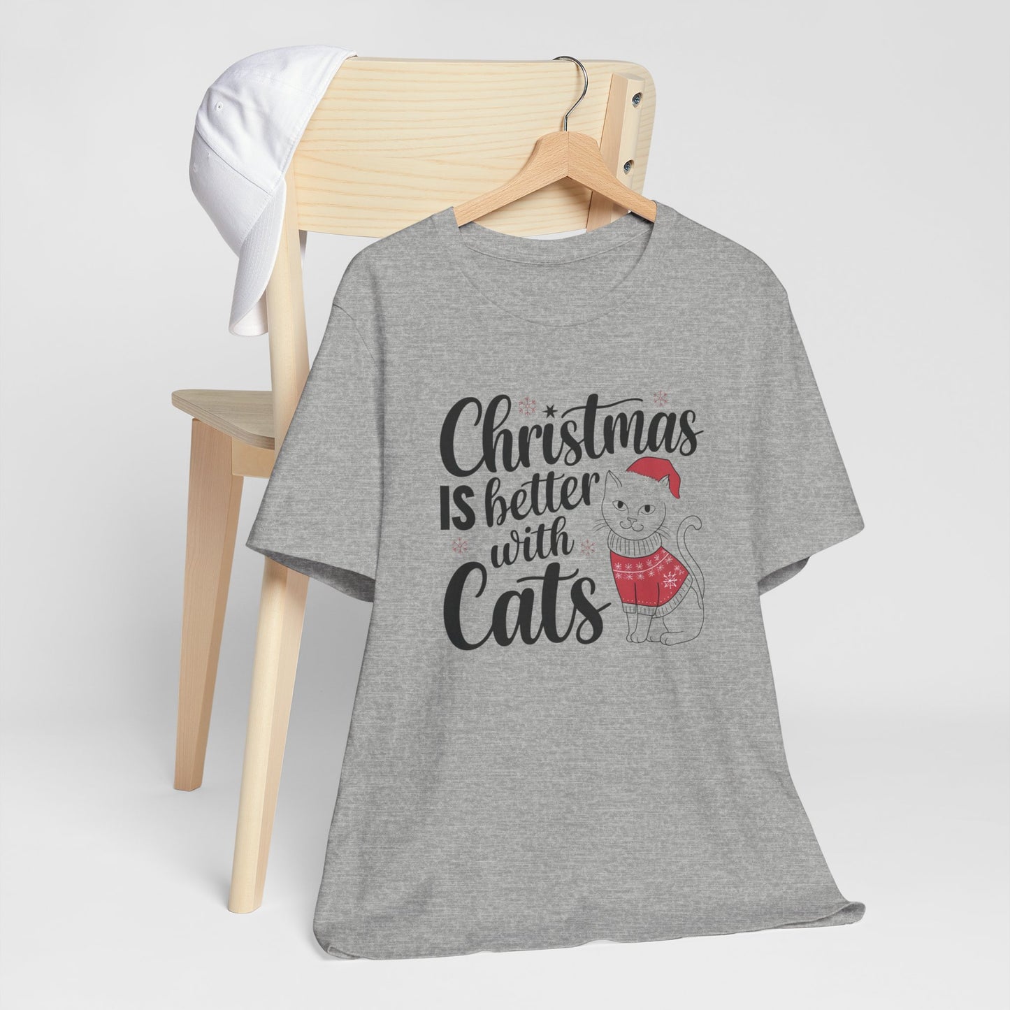 Christmas is better with cats tee