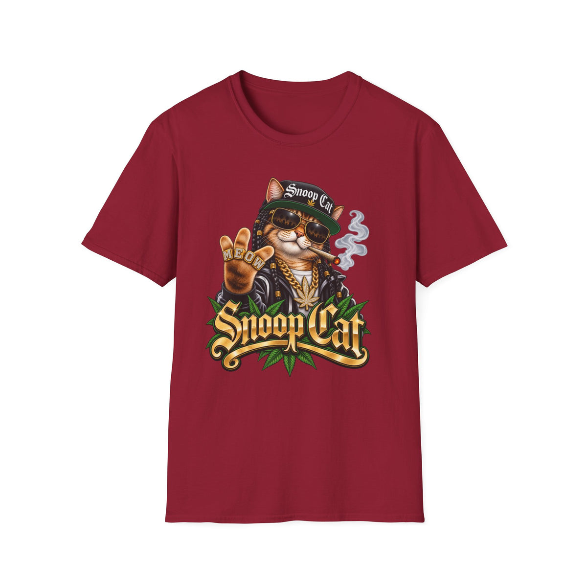 Snoop Cat – Funny Cat Music T-Shirt