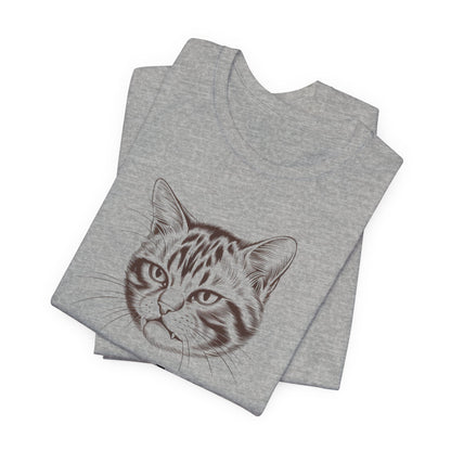 Feral AF Cat T-Shirt – Funny Graphic Tee for Cat Lovers