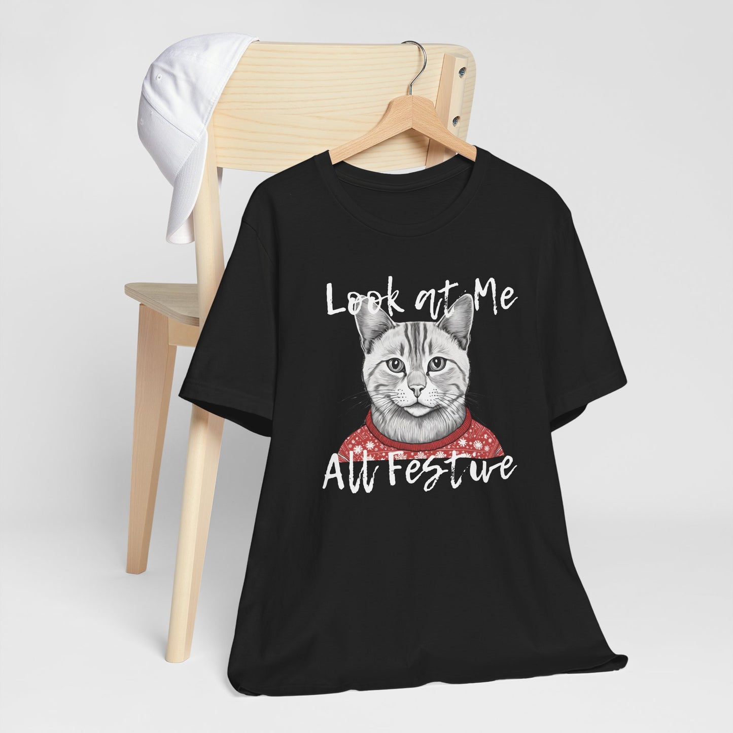 Look at Me Festive Cat Tee