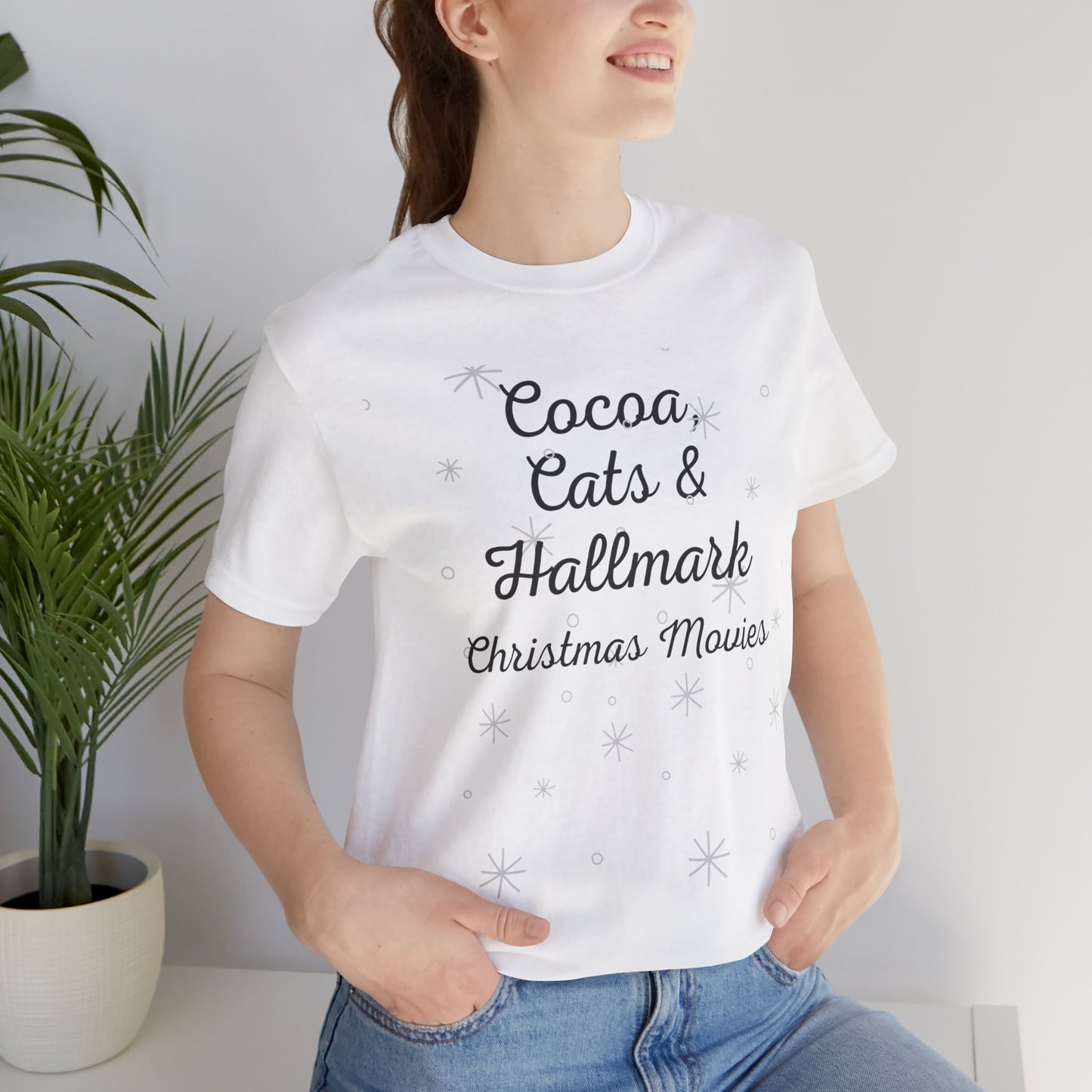 Cocoa, Cats, and Hallmark Christmas Tee