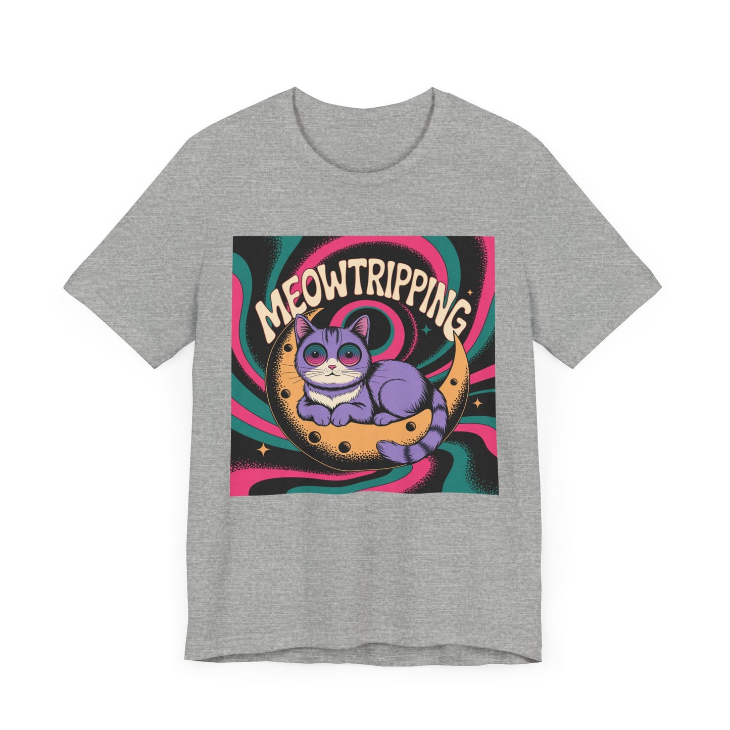 Meowtripping Psychedelic Cat T-Shirt