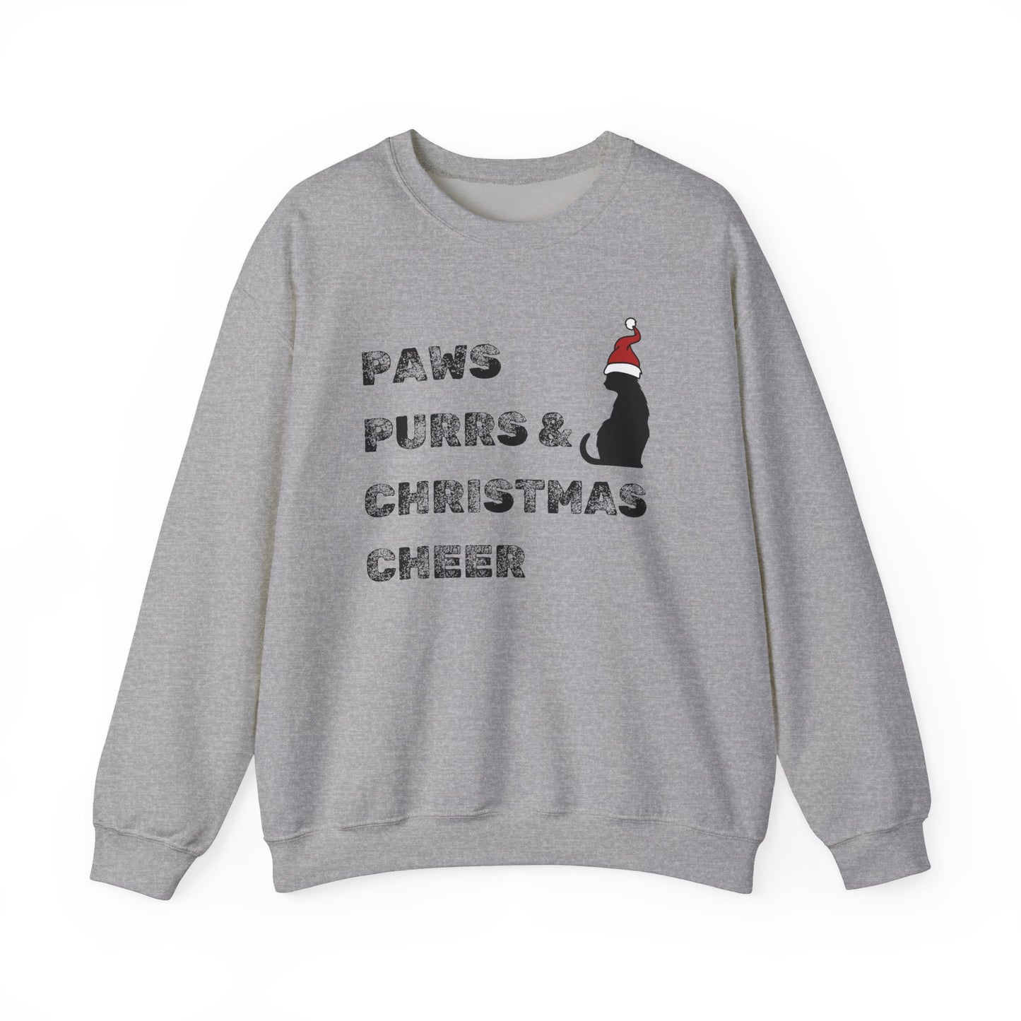 Paws Purrs and Christmas Cheer Holiday Crewneck Sweatshirt