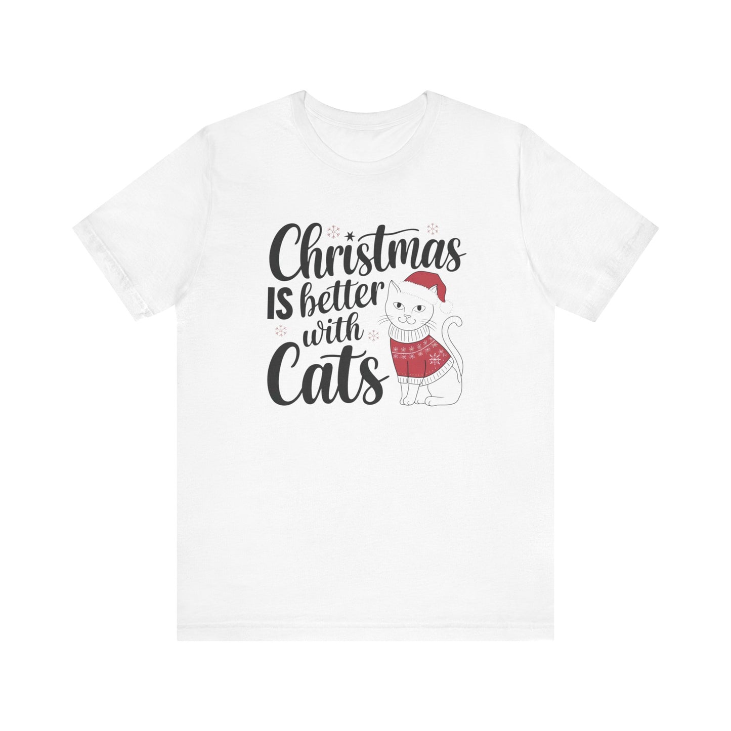 Christmas is better with cats tee