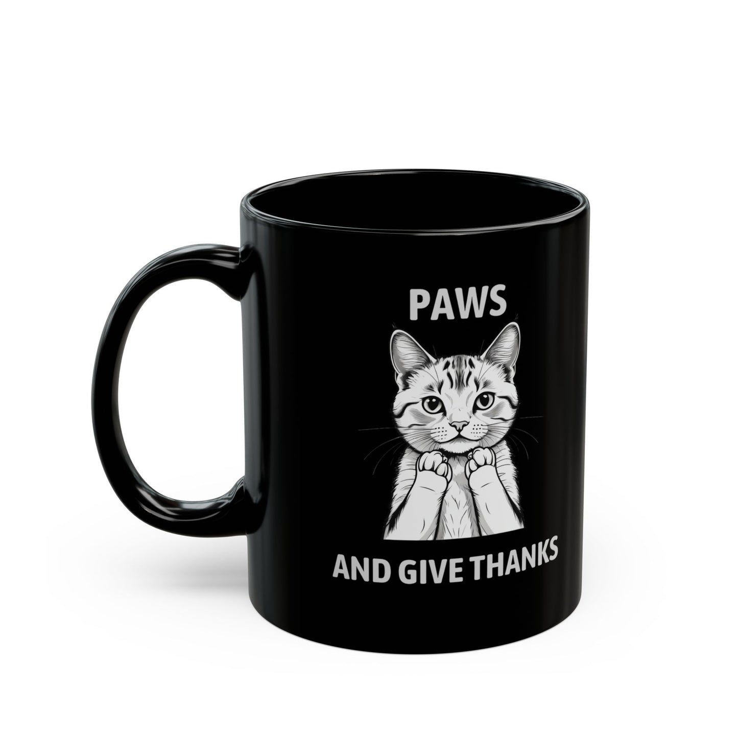 "Paws and Give Thanks" Thanksgiving Mug