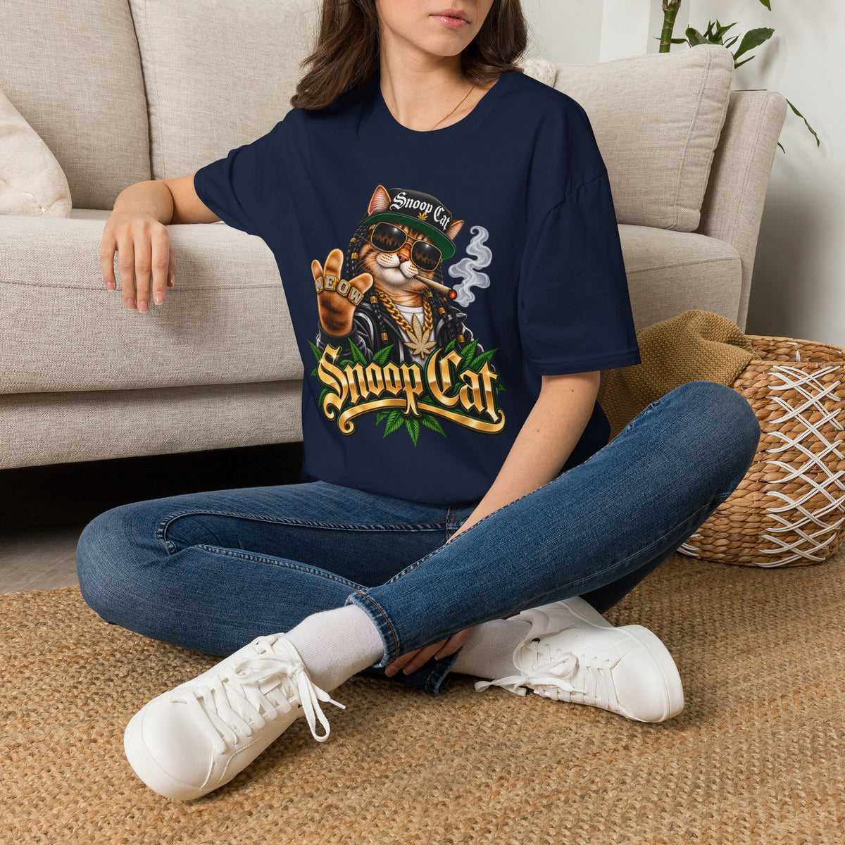 Snoop Cat – Funny Cat Music T-Shirt