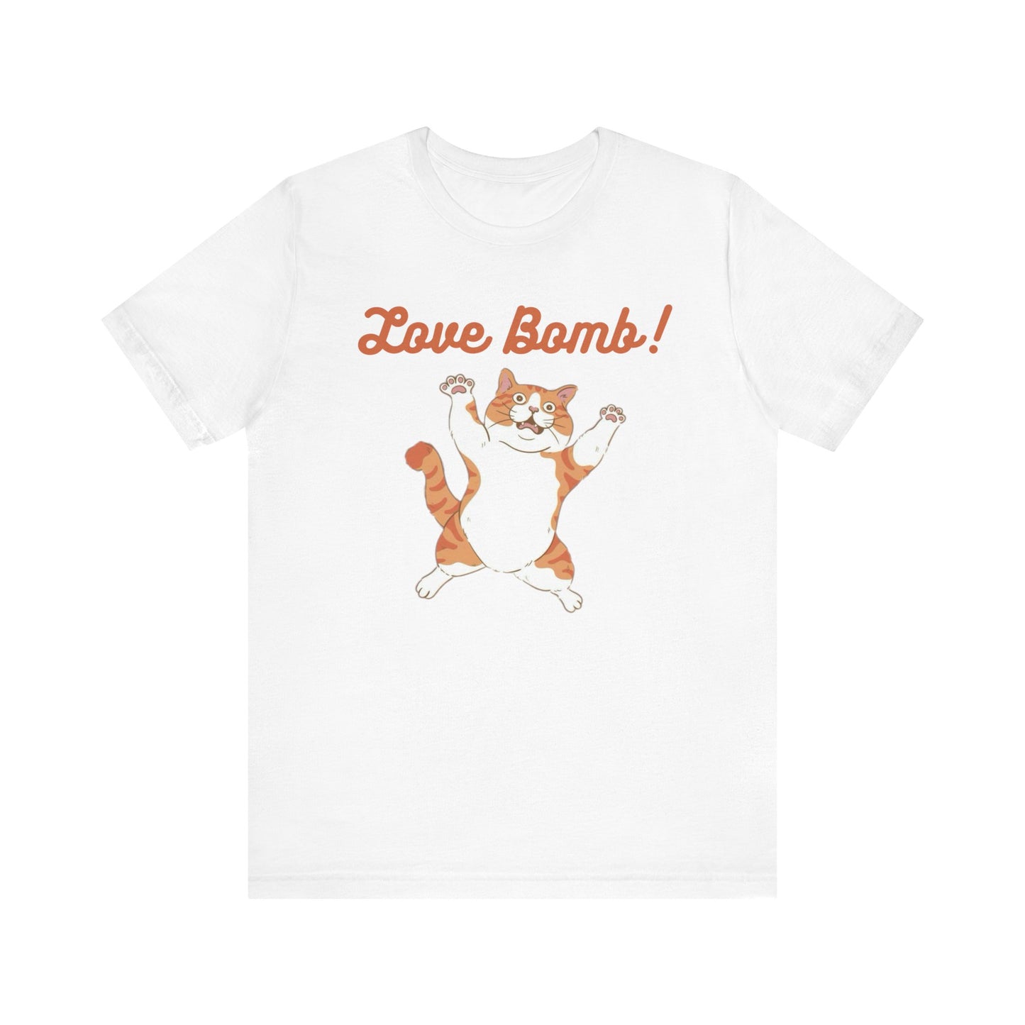 Love Bomb Funny Cat Tee