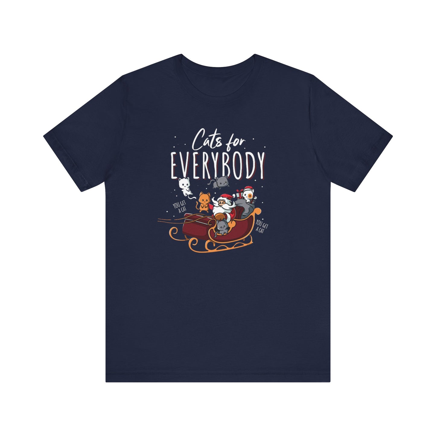 Cats For Everybody Santa Tee