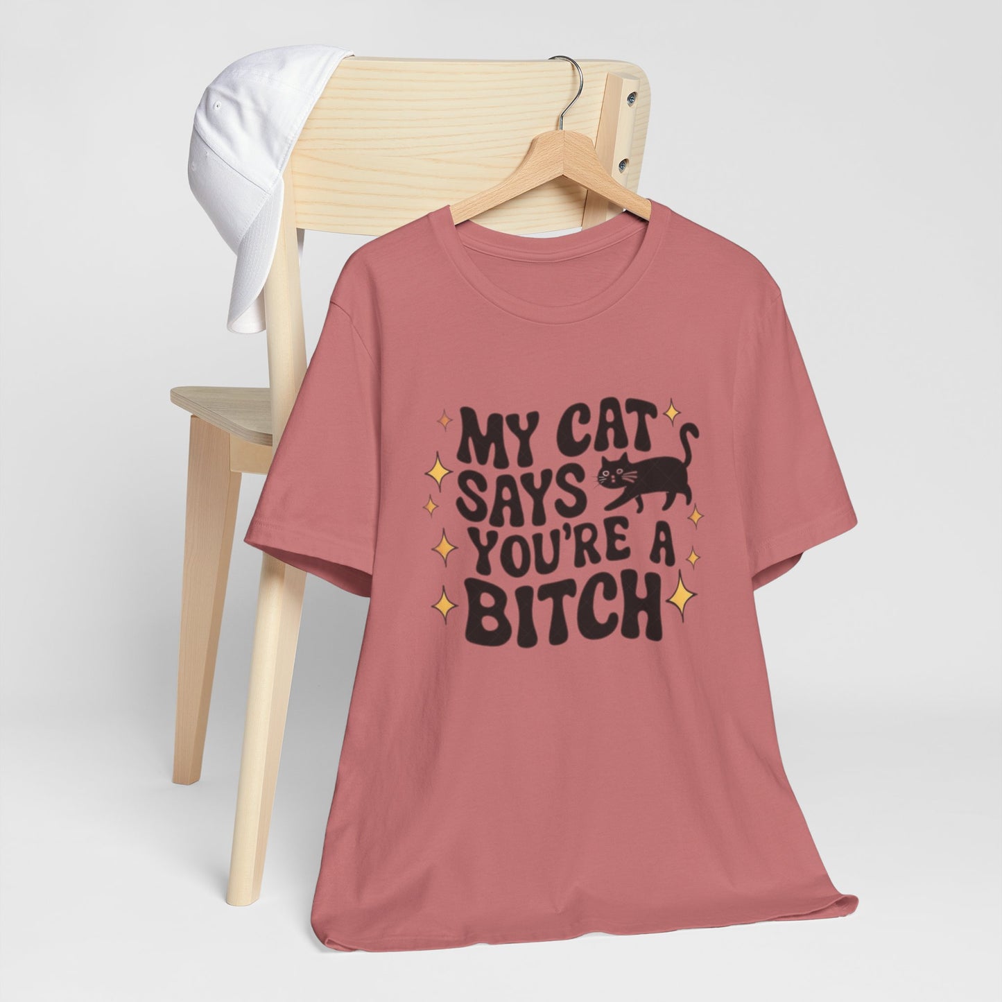 My Cat Says Funny Humor Tee