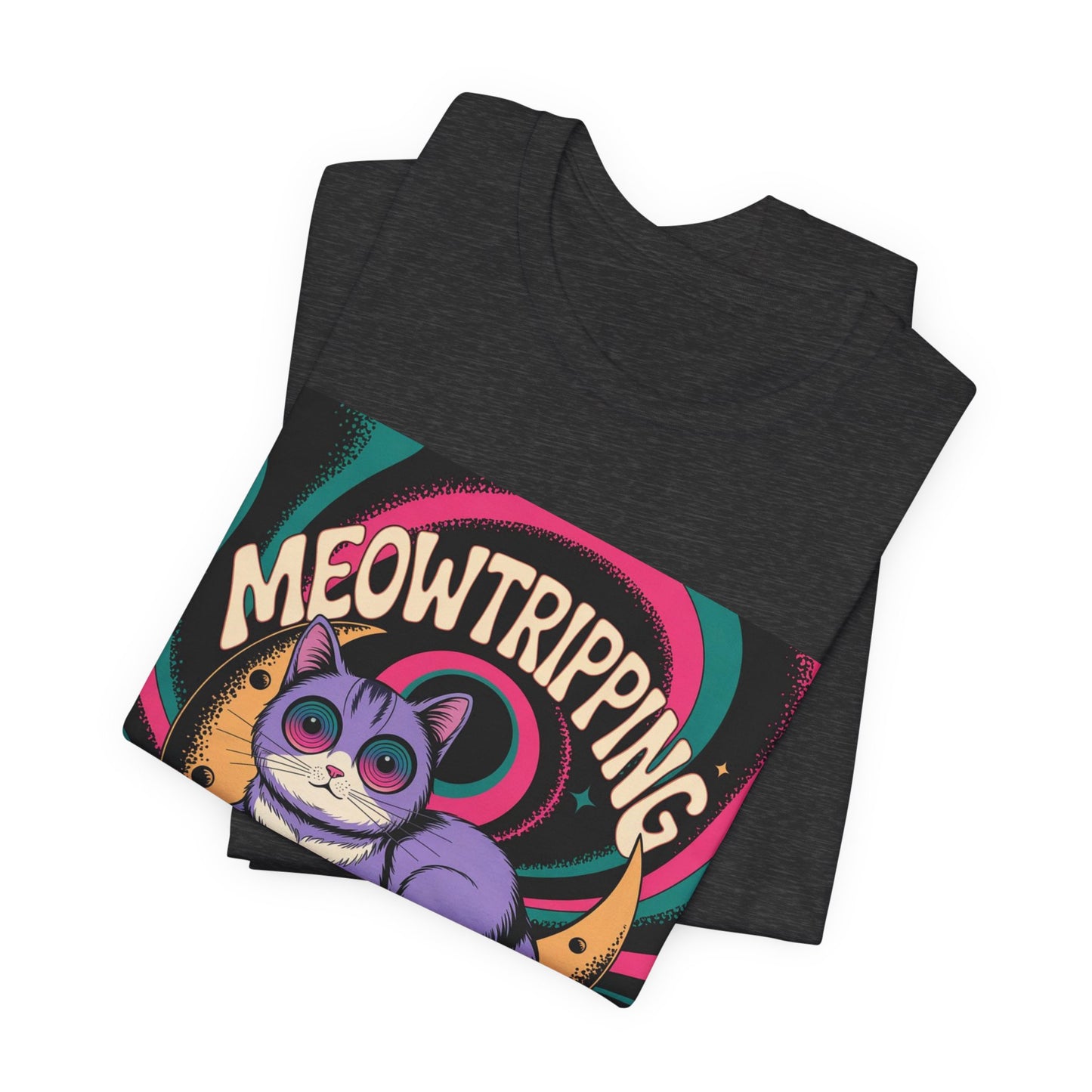 Meowtripping Psychedelic Cat T-Shirt