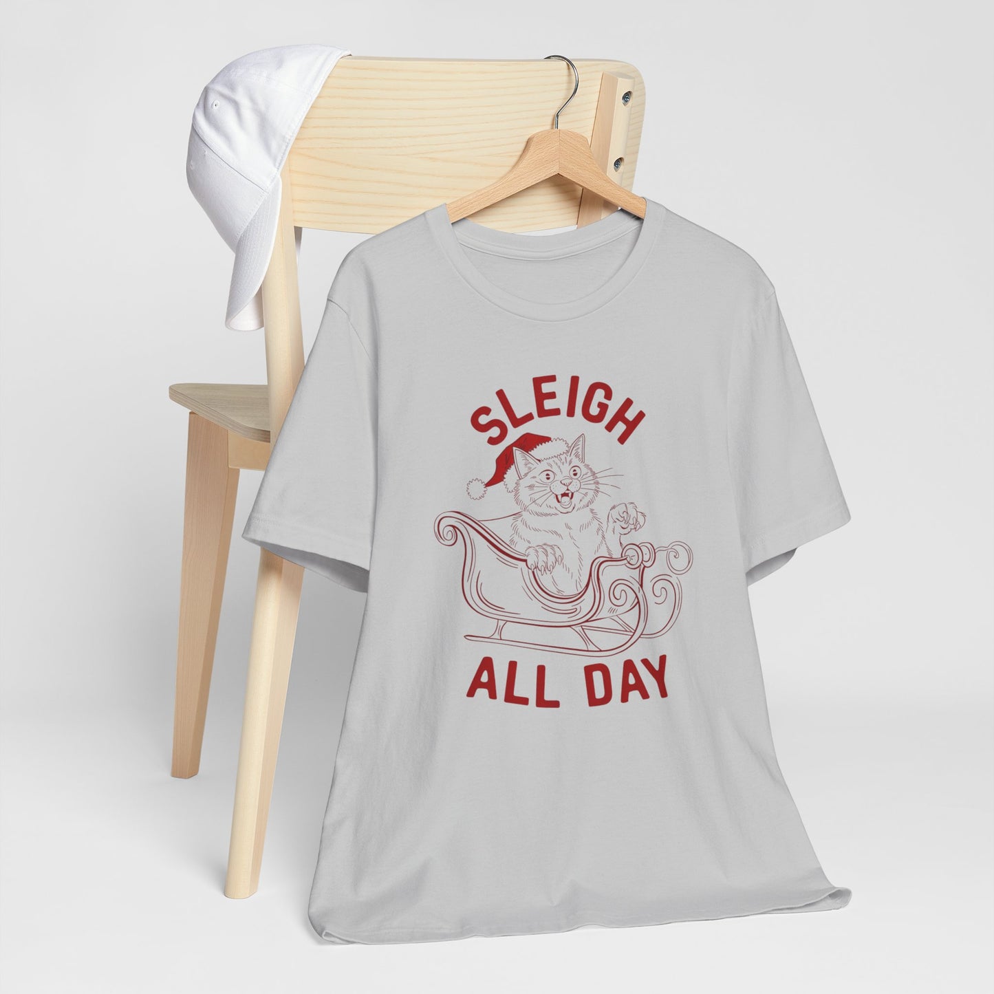 Sleigh All Day Feral Cat Tee