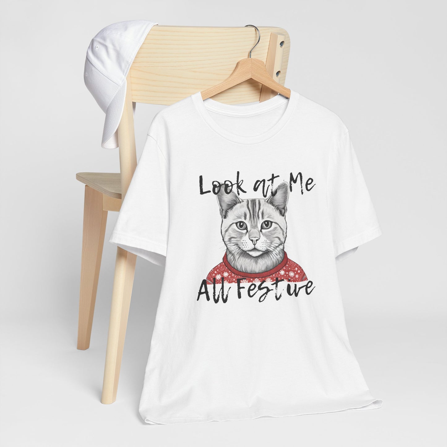 Look at Me Festive Cat Tee