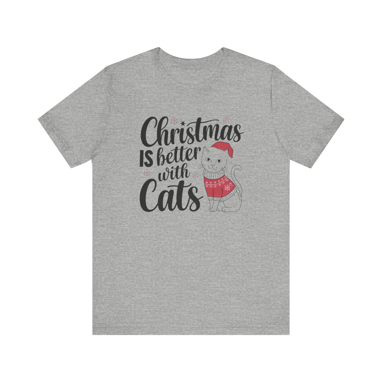 Christmas is better with cats tee