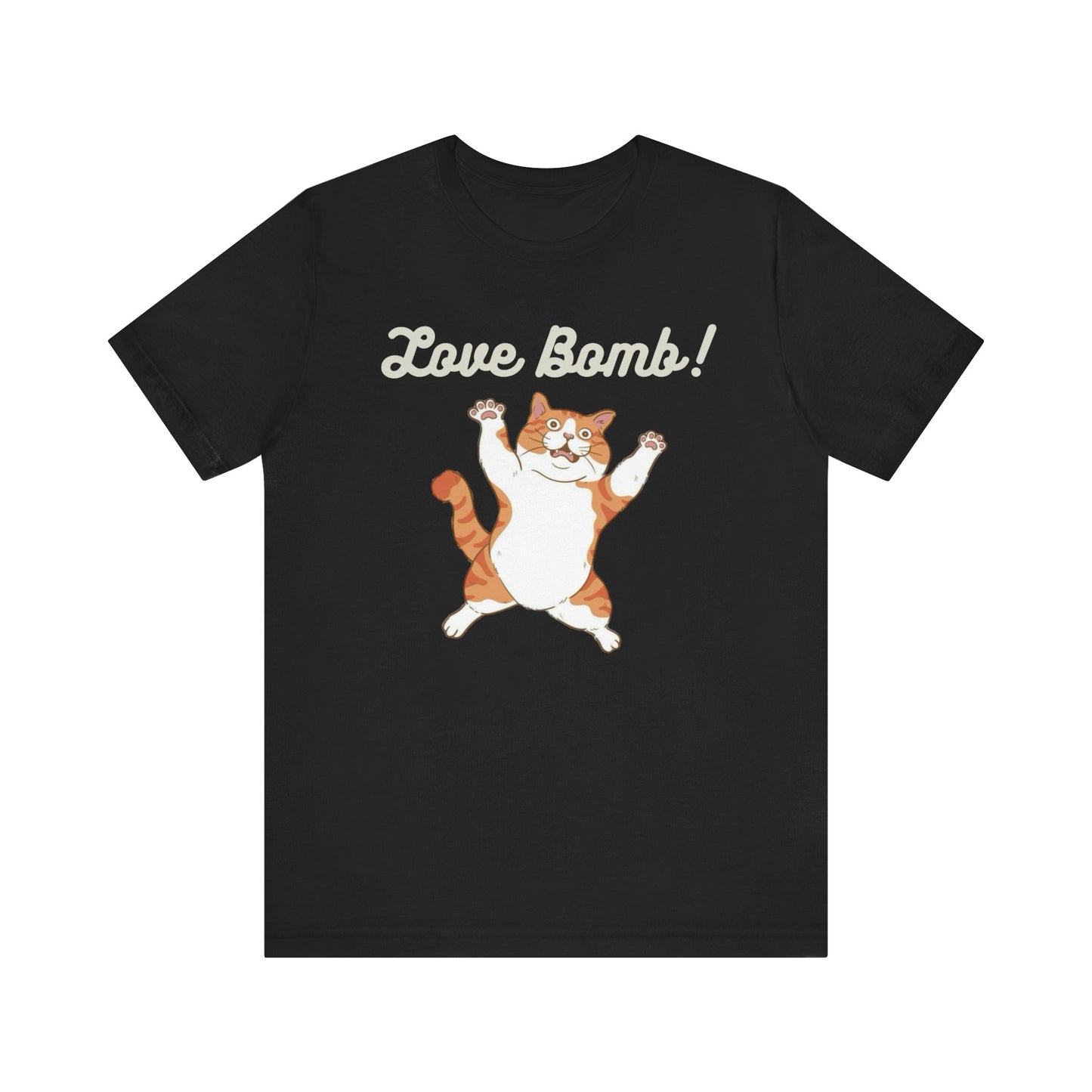 Love Bomb Funny Cat Tee